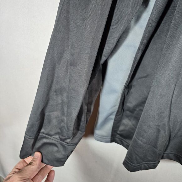 New Mens Spyder Empire Fleece Pockets Jacket Gray/grey Xl Full Zip - Picture 8 of 12